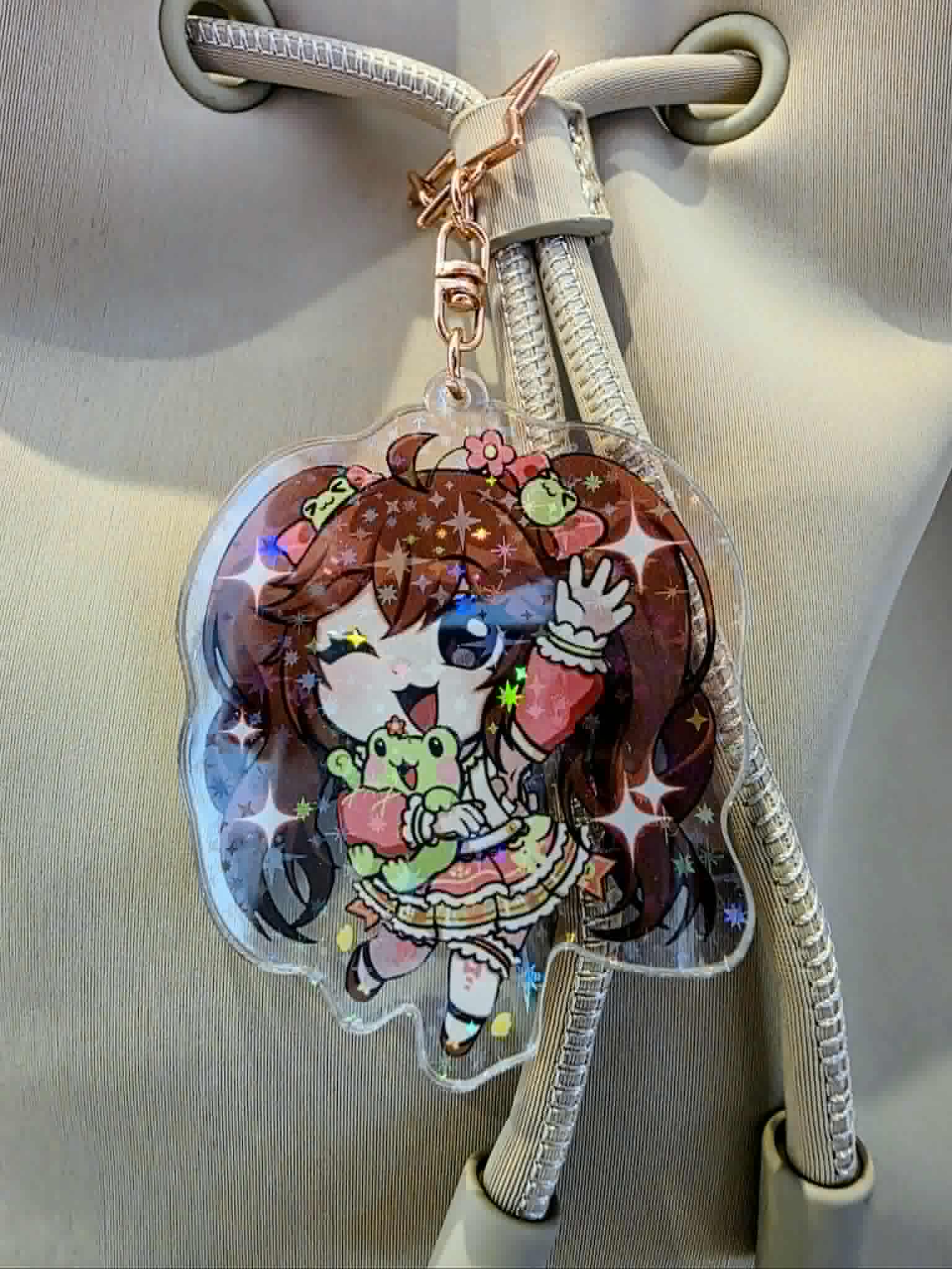 Official FroggyHoppins Acrylic Keychain!