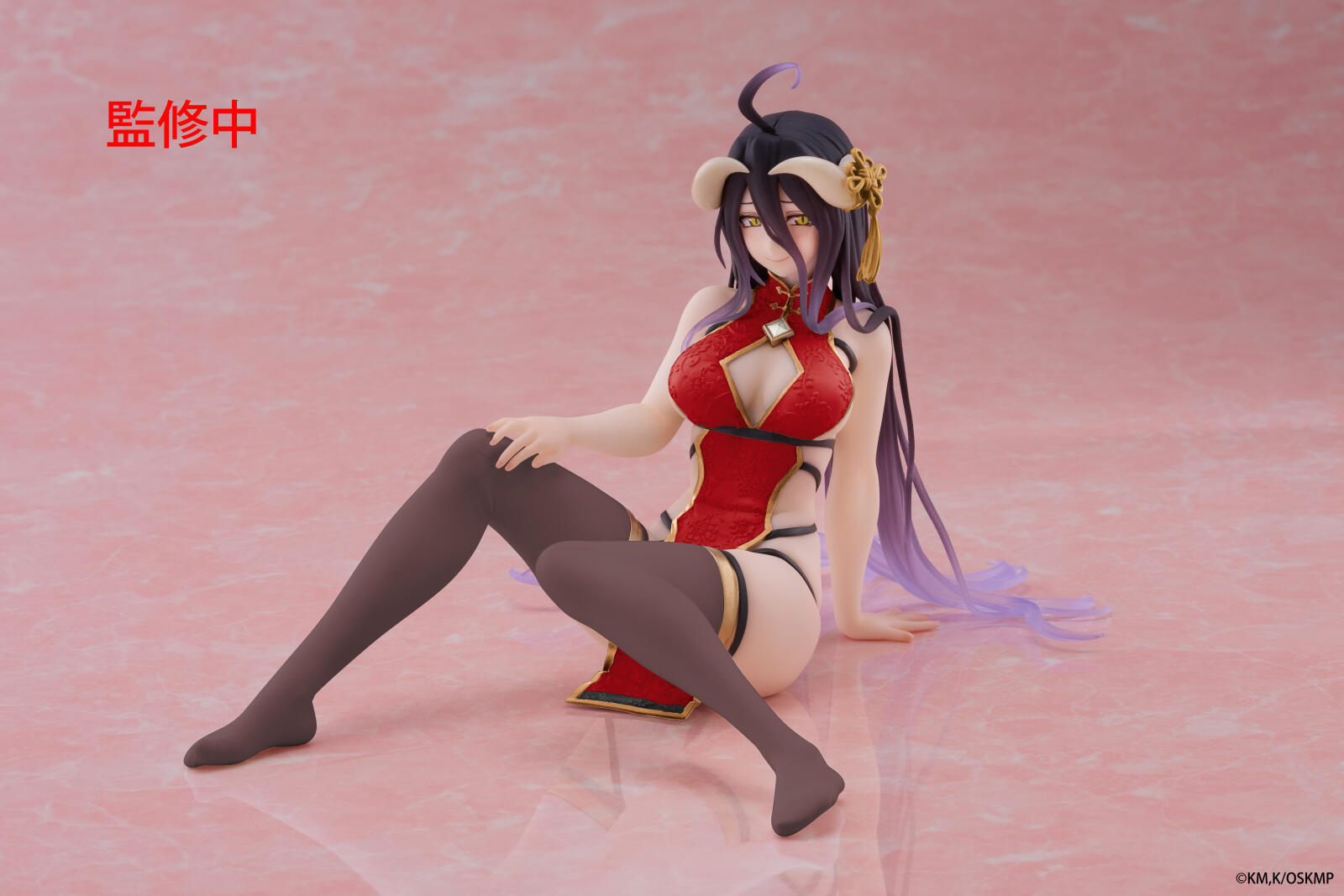 Taito Overlord Desktop Cute Figure Albedo (Chinese Dress Version)