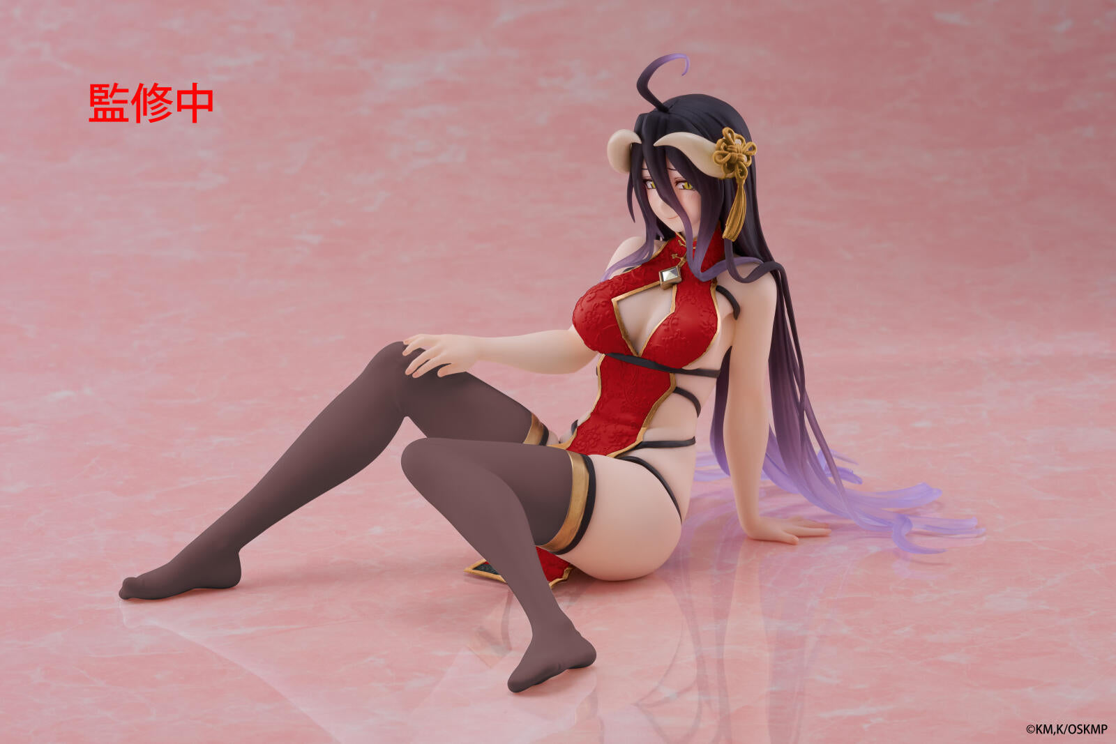 Taito Overlord Desktop Cute Figure Albedo (Chinese Dress Version)