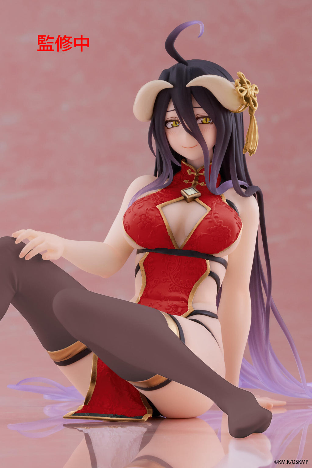 Taito Overlord Desktop Cute Figure Albedo (Chinese Dress Version)